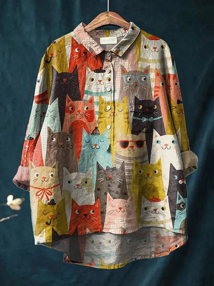 Denise | Colorful Dogs Shirt