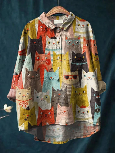 Denise | Colorful Dogs Shirt