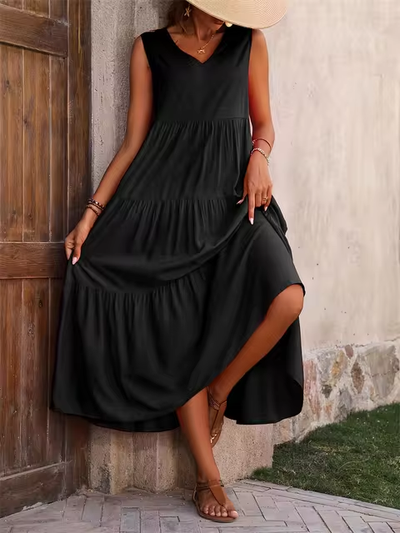 Sarah - Casual Loose-Fit Dress