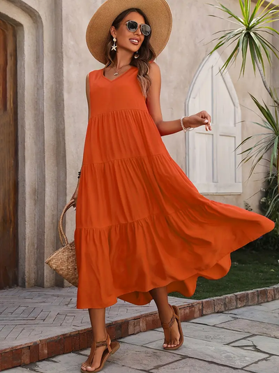 Sarah - Casual Loose-Fit Dress