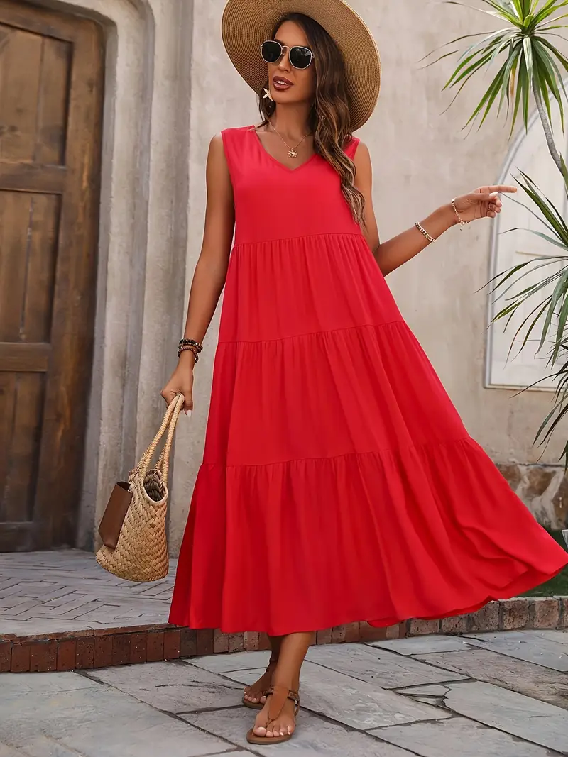 Sarah - Casual Loose-Fit Dress