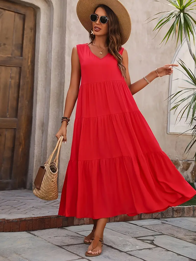 Sarah - Casual Loose-Fit Dress