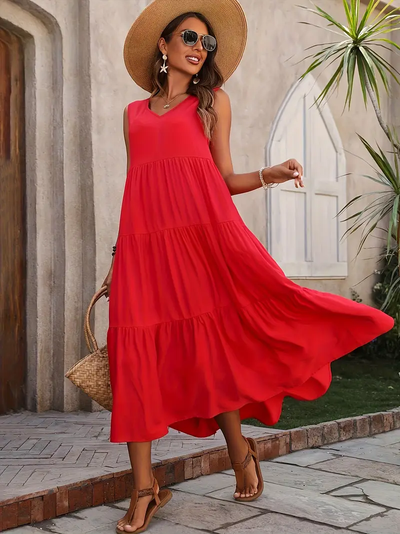 Sarah - Casual Loose-Fit Dress